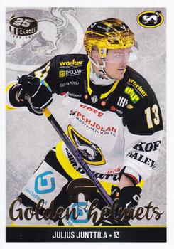 2023-24 Cardset Finland - Golden Helmets #GH 8 Julius Junttila Front
