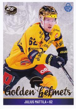 2023-24 Cardset Finland - Golden Helmets #GH 9 Julius Mattila Front