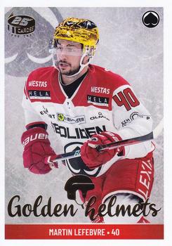 2023-24 Cardset Finland - Golden Helmets #GH 15 Martin Lefebvre Front