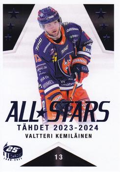 2023-24 Cardset Finland - All Stars Tähdet 2023–2024 #3 Valtteri Kemiläinen Front