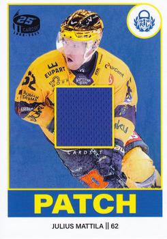 2023-24 Cardset Finland - Patch Redemption (Series 2) #PATCH4 Julius Mattila Front