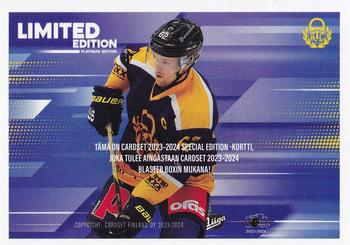 2023-24 Cardset Finland - Limited Edition (Series 2) #NNO Julius Mattila Back