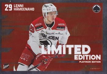 2023-24 Cardset Finland - Limited Edition (Series 2) #NNO Lenni Hämeenaho Front