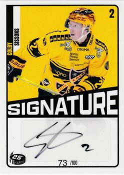 2023-24 Cardset Finland - Signature (Series 2) #NNO Colby Sissons Front