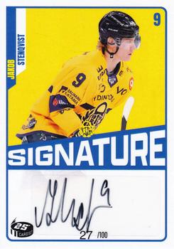 2023-24 Cardset Finland - Signature (Series 2) #NNO Jakob Stenqvist Front