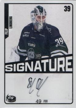 2023-24 Cardset Finland - Signature (Series 2) #NNO Filip Lindberg Front