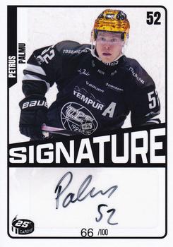 2023-24 Cardset Finland - Signature (Series 2) #NNO Petrus Palmu Front