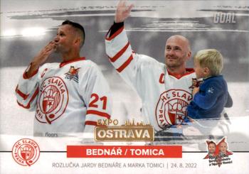 2022 Goal Cards Rozlučka Jardy Bednáře a Marka Tomici - Ostrava Expo #39 Jaroslav Bednar / Marek Tomica Front