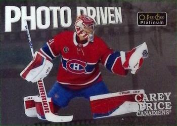 2022-23 O-Pee-Chee Platinum - Photo Driven #PD-3 Carey Price Front