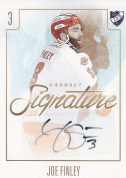 2017-18 Cardset Finland - Signature (Series Two) #NNO Joe Finley Front