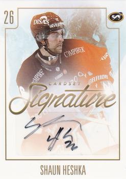 2017-18 Cardset Finland - Signature (Series Two) #NNO Shaun Heshka Front