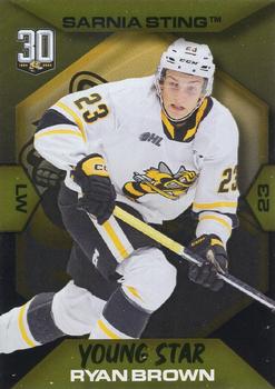 2023-24 Choice Sarnia Sting (OHL) - Rare Specialty Cards #NNO Ryan Brown Front