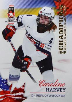 2023 BY Cards IIHF Women's World Championship #6 Caroline Harvey Front