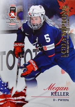 2023 BY Cards IIHF Women's World Championship #7 Megan Keller Front