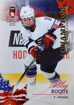 2023 BY Cards IIHF Women's World Championship #13 Abby Roque Front