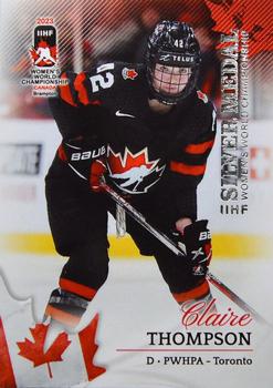 2023 BY Cards IIHF Women's World Championship #35 Claire Thompson Front