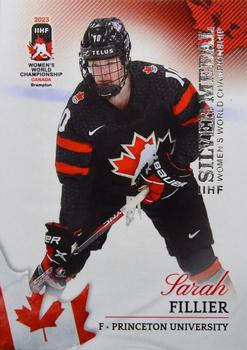 2023 BY Cards IIHF Women's World Championship #38 Sarah Fillier Front