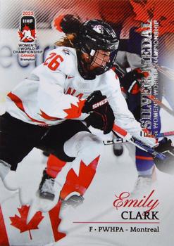 2023 BY Cards IIHF Women's World Championship #42 Emily Clark Front