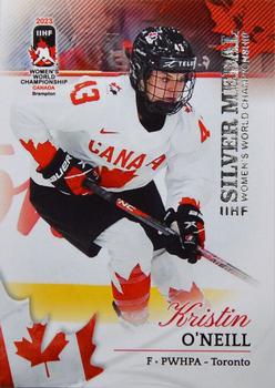 2023 BY Cards IIHF Women's World Championship #46 Kristin O'Neill Front