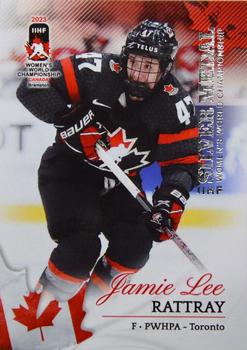 2023 BY Cards IIHF Women's World Championship #47 Jamie Lee Rattray Front