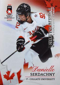 2023 BY Cards IIHF Women's World Championship #48 Danielle Serdachny Front