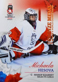 2023 BY Cards IIHF Women's World Championship #50 Michaela Hesova Front