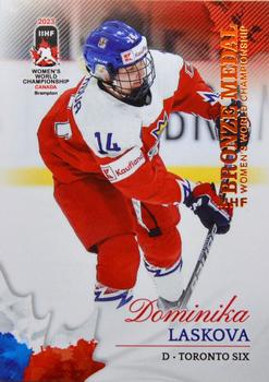 2023 BY Cards IIHF Women's World Championship #56 Dominika Laskova Front