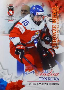 2023 BY Cards IIHF Women's World Championship #57 Andrea Trnkova Front