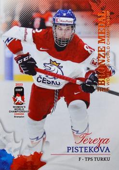 2023 BY Cards IIHF Women's World Championship #61 Tereza Pistekova Front