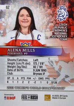 2023 BY Cards IIHF Women's World Championship #62 Alena Mills Back