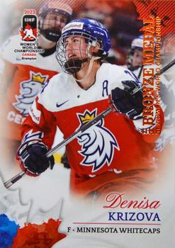 2023 BY Cards IIHF Women's World Championship #63 Denisa Krizova Front