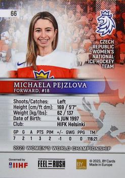 2023 BY Cards IIHF Women's World Championship #66 Michaela Pejzlova Back
