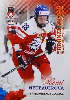 2023 BY Cards IIHF Women's World Championship #72 Noemi Neubauerova Front