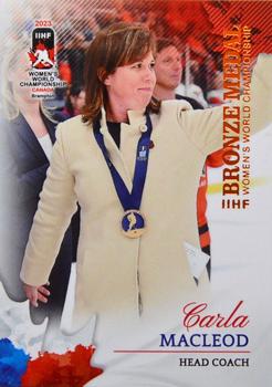 2023 BY Cards IIHF Women's World Championship #73 Carla MacLeod Front