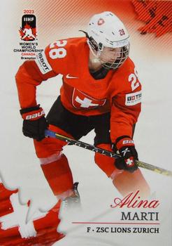 2023 BY Cards IIHF Women's World Championship #93 Alina Marti Front