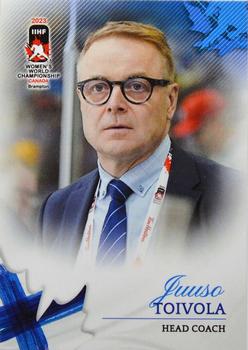 2023 BY Cards IIHF Women's World Championship #121 Juuso Toivola Front