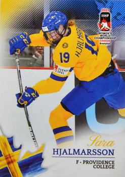 2023 BY Cards IIHF Women's World Championship #137 Sara Hjalmarsson Front