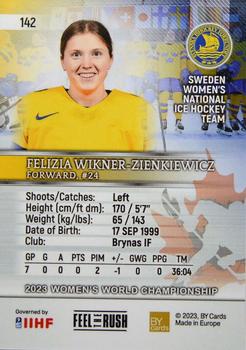 2023 BY Cards IIHF Women's World Championship #142 Felizia Wikner Zienkiewicz Back