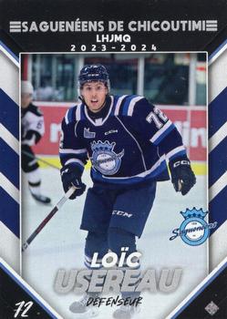 2023-24 Extreme Chicoutimi Sagueneens (QMJHL) #NNO Loic Usereau Front