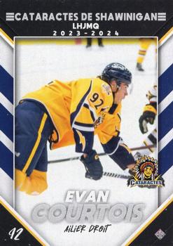 2023-24 Extreme Shawinigan Cataractes (QMJHL) #NNO Evan Courtois Front