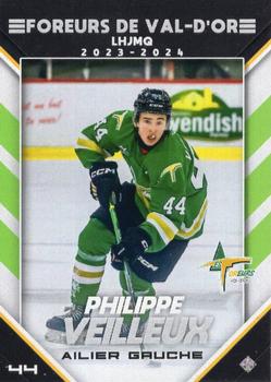 2023-24 Extreme Val-d'Or Foreurs (QJMHL) #NNO Philippe Veilleux Front