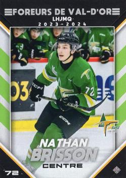 2023-24 Extreme Val-d'Or Foreurs (QJMHL) #NNO Nathan Brisson Front