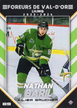 2023-24 Extreme Val-d'Or Foreurs (QJMHL) #NNO Nathan Baril Front