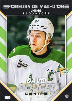2023-24 Extreme Val-d'Or Foreurs (QJMHL) #NNO David Doucet Front
