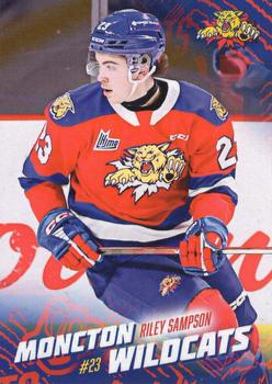 2023-24 Extreme Moncton Wildcats (QMJHL) #NNO Riley Sampson Front