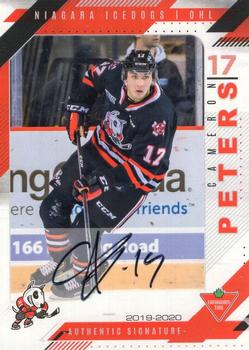 2019-20 Extreme Niagara IceDogs (OHL) Autographs #18 Cameron Peters Front