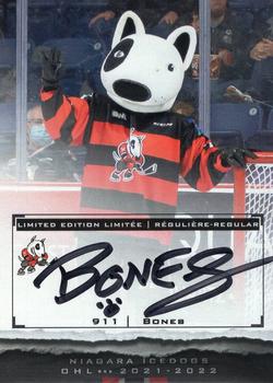2021-22 Extreme Niagara IceDogs (OHL) Autographs #NNO Bones Front