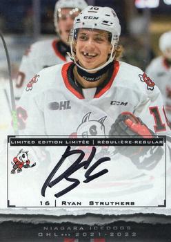 2021-22 Extreme Niagara IceDogs (OHL) Autographs #NNO Ryan Struthers Front