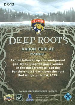 2023-24 Upper Deck - Deep Roots #DR-13 Aaron Ekblad Back