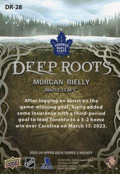 2023-24 Upper Deck - Deep Roots #DR-28 Morgan Rielly Back